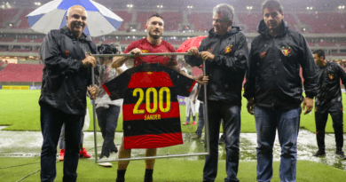 Sander completa 200 jogos pelo Sport