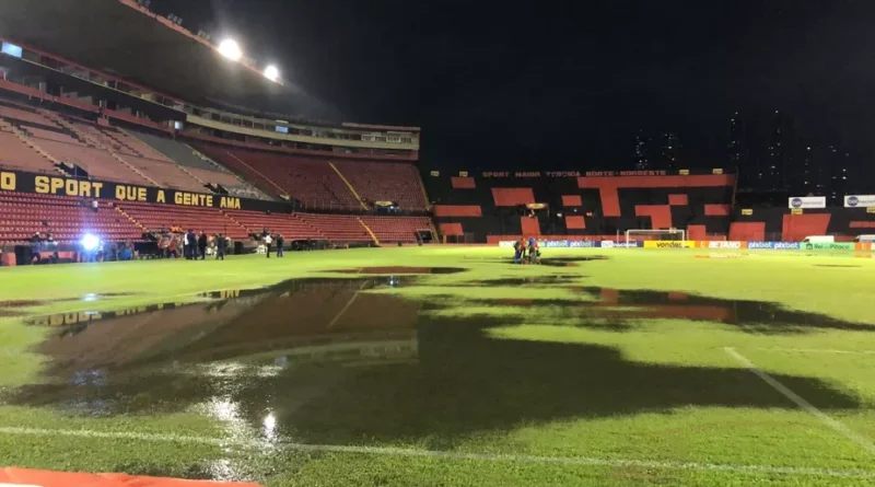 Sport convive com problemas de alagamento na Ilha do Retiro há anos