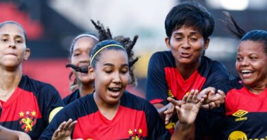 Sport voando no futebol feminino