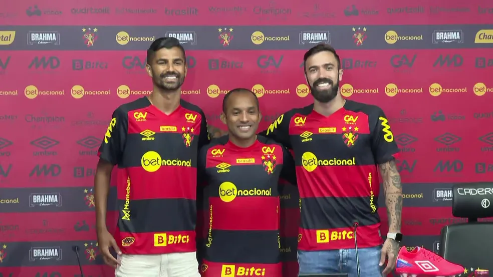 Jorginho, Edinho, Matheus Vargas - Sport