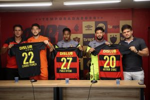 Caíque França, Pablo Dyego e Arthur Caíke - Sport