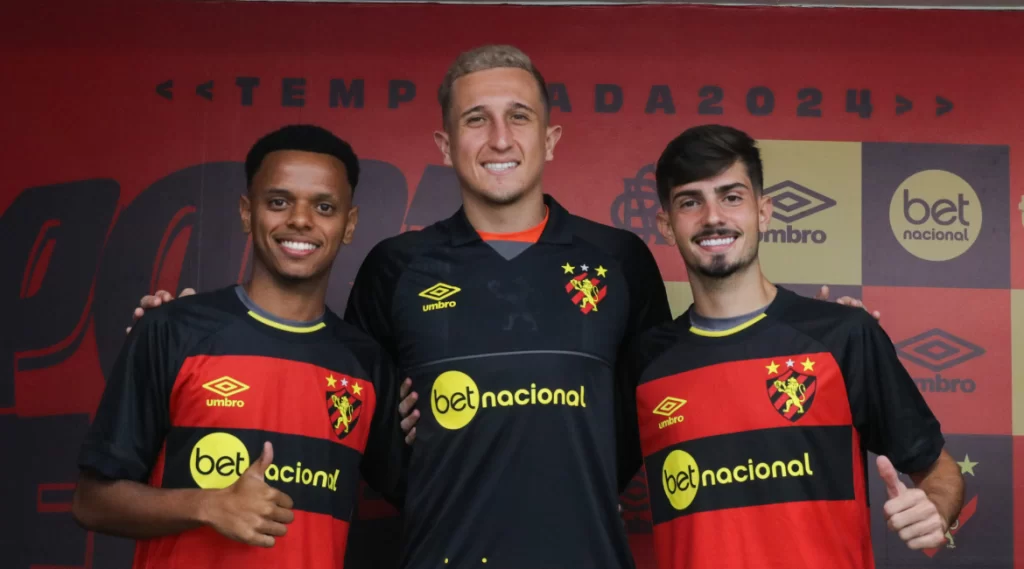 Sport apresenta Thiago Couto, Pedro Vilhena e Riquelme