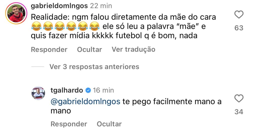Thiago Galhardo, Sport - Foto Internet