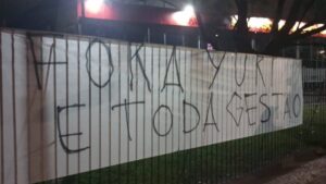 Protesto contra o Sport